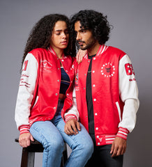 Tiger Printed Couples Coord - Varsity Jacket - Go Devil