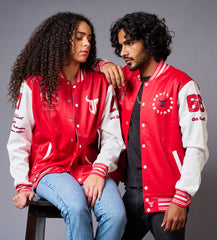 Tiger Printed Couples Coord - Varsity Jacket - Go Devil