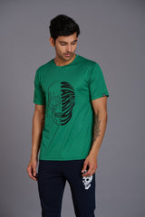 Warrior Green T-Shirt for Men - Go Devil