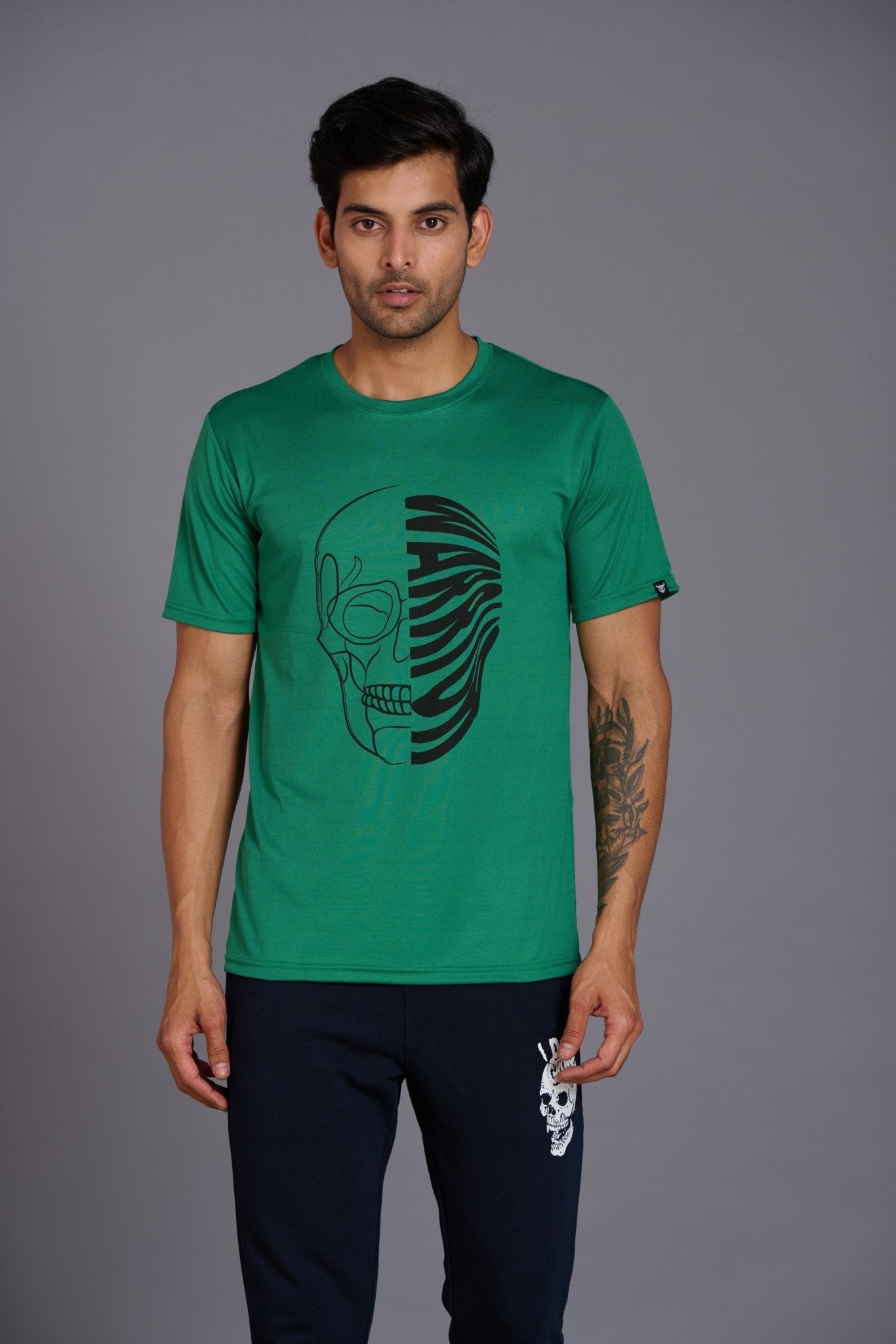 Warrior Green T-Shirt for Men - Go Devil