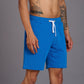 Warrior Printed Royal Blue Shorts for Men - Go Devil