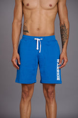 Warrior Printed Royal Blue Shorts for Men - Go Devil