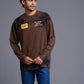 Yellow Property of Go Devil Brown Sweatshirt for Men - Go Devil